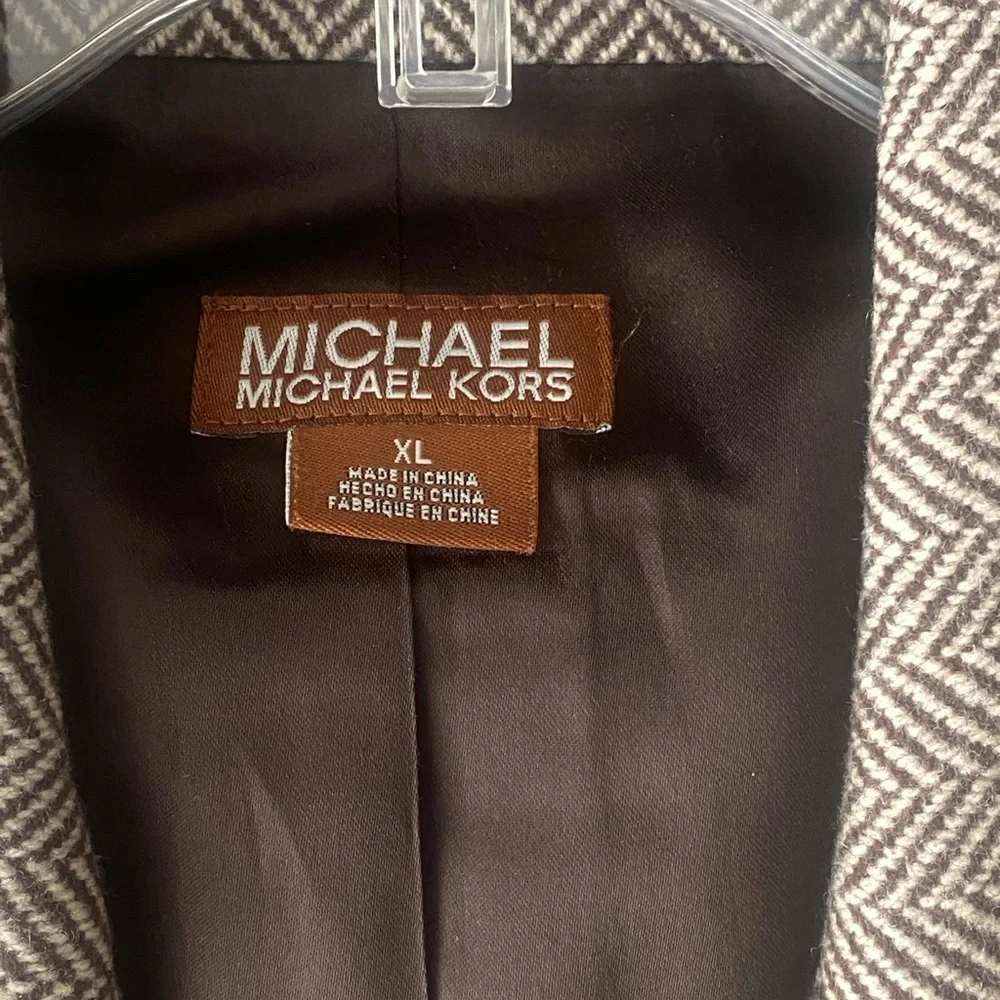 (LIMITED NEGOTIATION)LIKE NEW Vintage Micheal Kors Wool Trench. - Picture 2 of 2